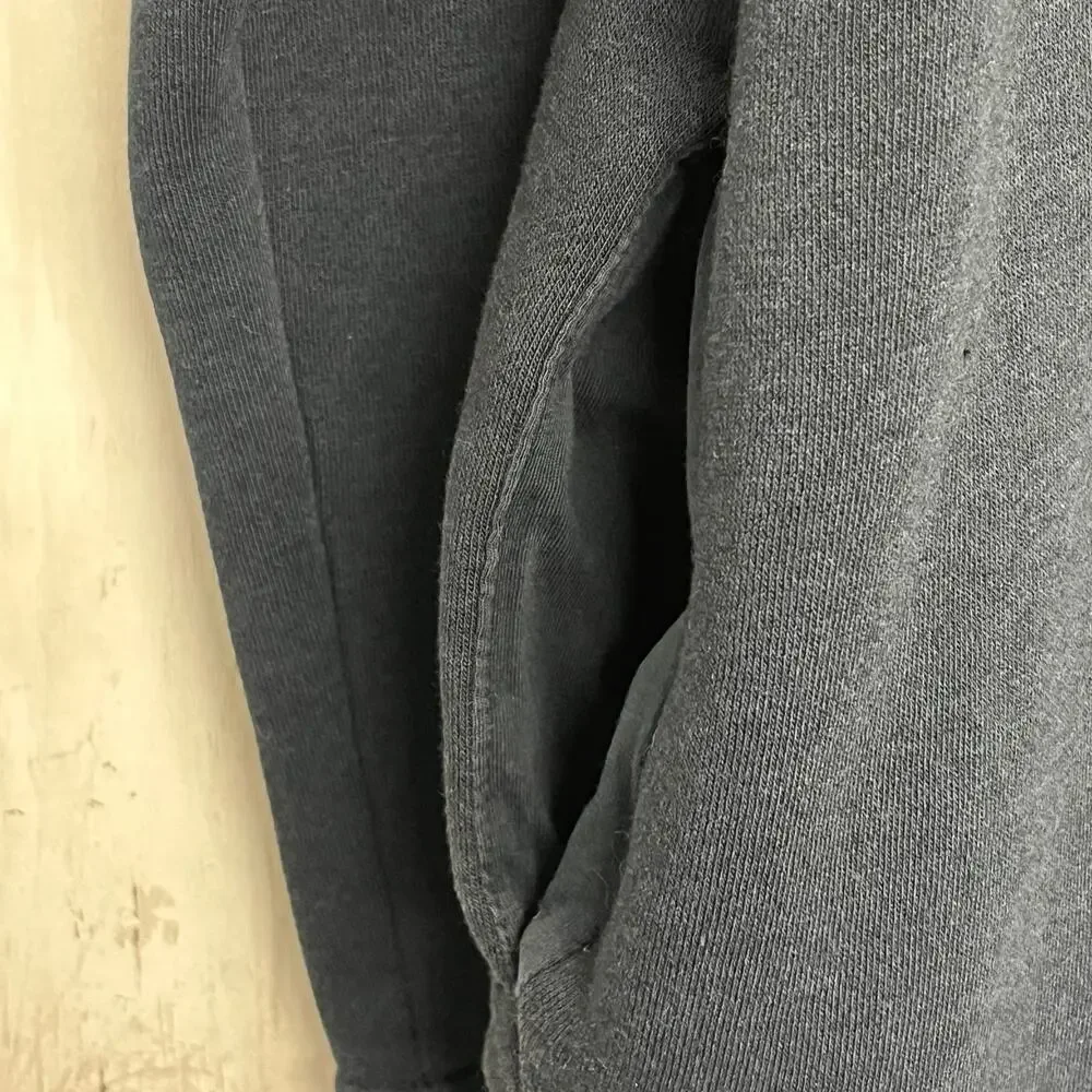 Nike Black Rally Funnel Neck Metallic Bubble Graphic Pullover Hoodie Sweatshirt